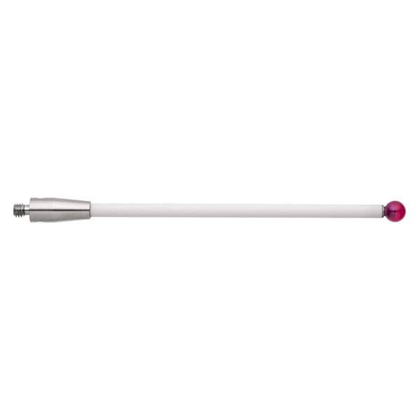 OSP60 M4 Ø6 mm ruby ball, ceramic stem, L 100 mm, ESWL 62.9 mm Cert.