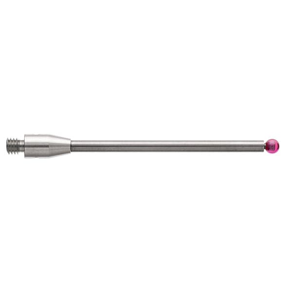 M3 Ø2.5 mm ruby ball, tungsten carbide stem, L 40.2 mm, EWL 32.7 mm