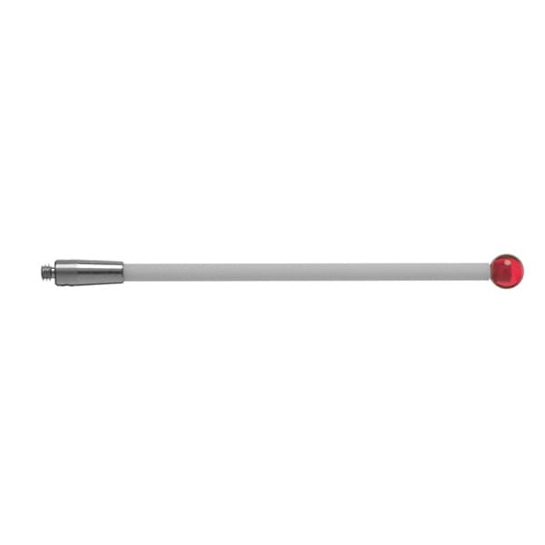 M2 Ø4 mm ruby ball, ceramic stem, L 50 mm, EWL 50 mm
