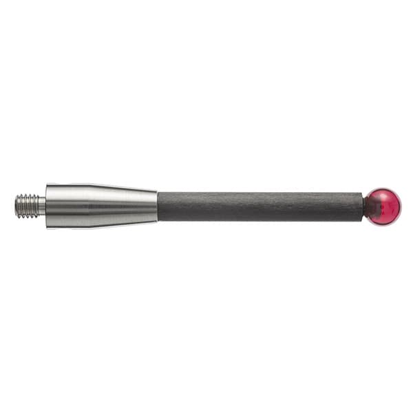 M4 Ø6 mm ruby ball, carbon fibre stem, L 50 mm, EWL 38.5 mm