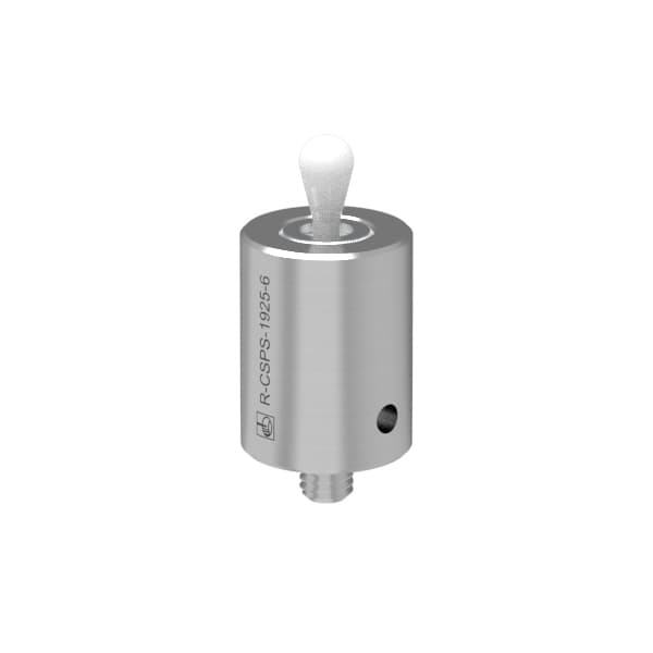 Ø19.1 mm × 25.0 mm spring pusher standoff clamp with M6 thread