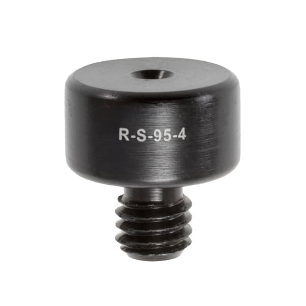 Ø9.0 mm × 5.0 mm aluminium standoff with M4 thread