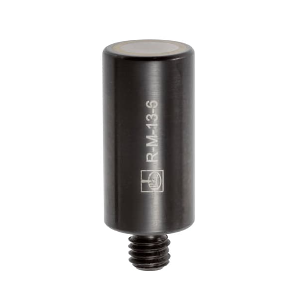 Ø12.7 mm × 25.0 mm magnetic standoff with M6 thread