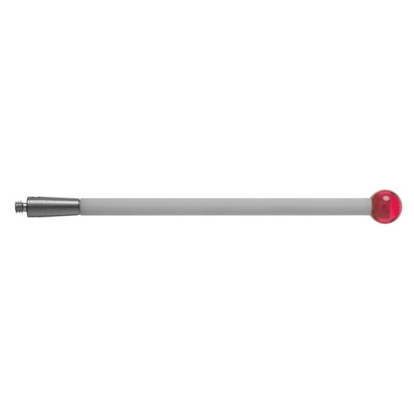 M2 Ø5 mm ruby ball, ceramic stem, L 50 mm, EWL 50 mm
