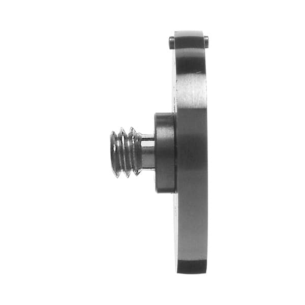 M2 Ø18 mm silver steel disc, 2.3 mm width, with roller
