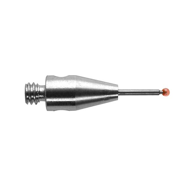 M2 Ø1 mm ruby ball, tungsten carbide stem, L 10 mm, EWL 4 mm