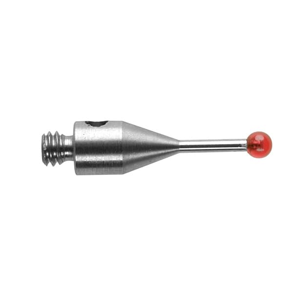 M2 Ø1.5 mm ruby ball, stainless steel stem, L 10 mm, EWL 4.5 mm