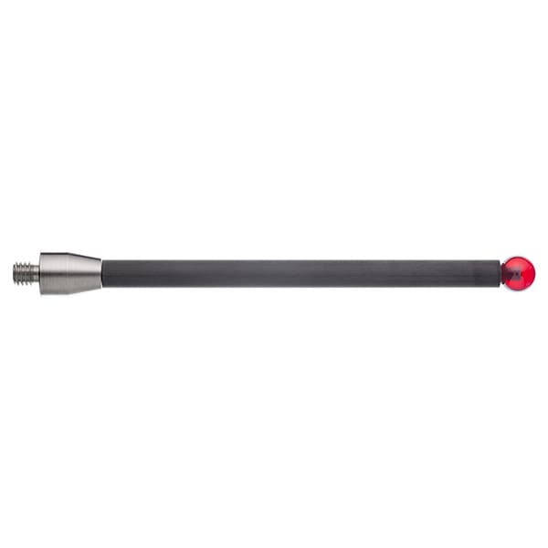 M5 Ø8 mm ruby ball, carbon fibre stem, L 100 mm, EWL 89.5 mm