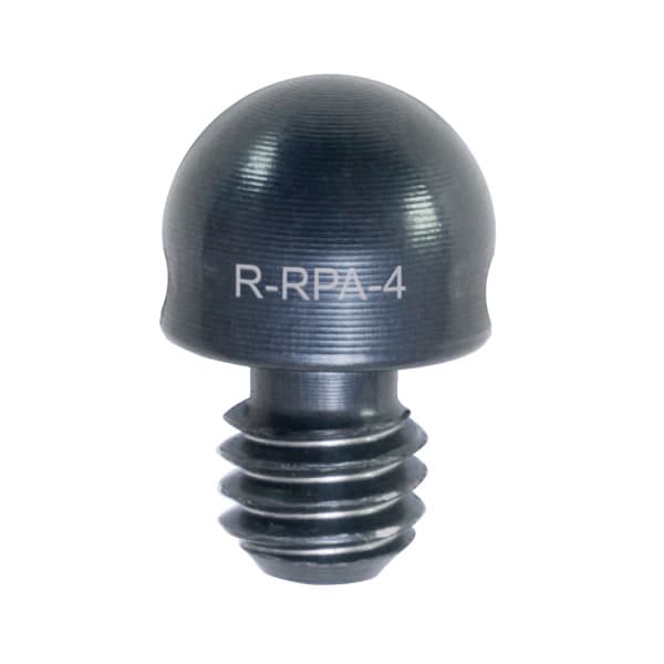 Ø6.4 mm x 5.0 mm aluminium resting pin with M4 thread