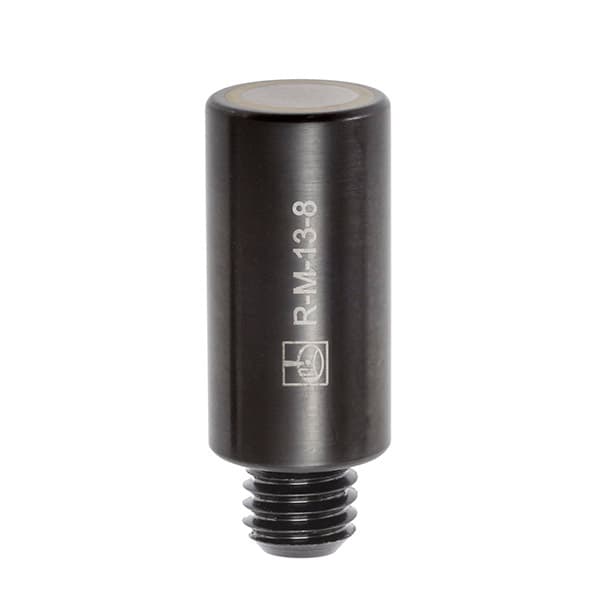 Ø12.7 mm × 25.0 mm magnetic standoff with M8 thread