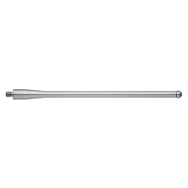 M4 Ø5 mm tungsten carbide ball, stainless steel stem, L 100 mm, EWL 83.3 mm