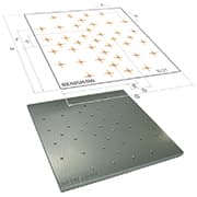 M6 Equator™ fixture tile, 300 mm x 300 mm