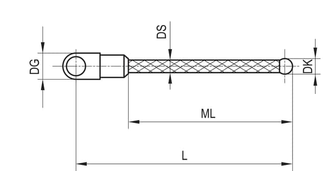 M3 1/4 star stylus, Ø3 mm ruby ball, carbon fibre stem, ML 11 mm, for ZEISS applications
