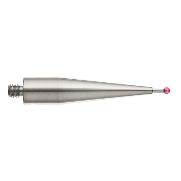M5 Ø2.5 mm ruby ball, tungsten carbide stem, L 50 mm, EWL 5 mm