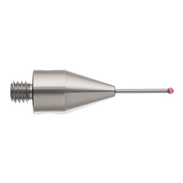 M5 Ø1.5 mm ruby ball, tungsten carbide stem, L 30 mm, EWL 12 mm