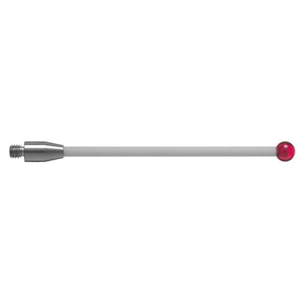 M3 Ø4 mm ruby ball, ceramic stem, L 50 mm, EWL 46 mm