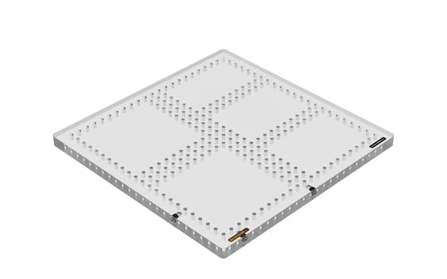 M4 multi-window acrylic plate, 12.0 mm × 250.0 mm × 250.0 mm