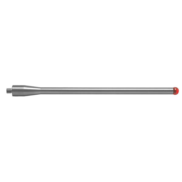 M4 Ø5 mm ruby ball, stainless steel stem, L 150 mm, EWL 133 mm