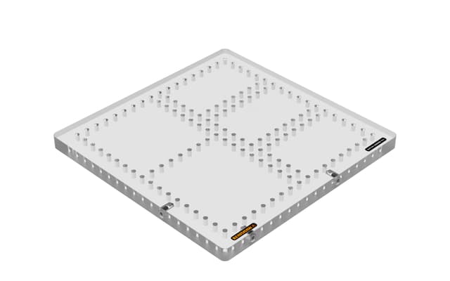 M4 multi-window acrylic plate, 12.0 mm × 200.0 mm × 200.0 mm