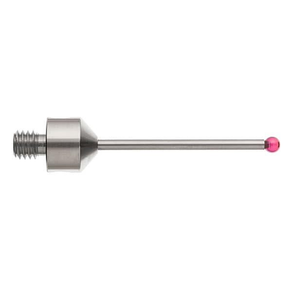 M5 Ø3 mm ruby ball, tungsten carbide stem, L 40 mm, EWL 31 mm