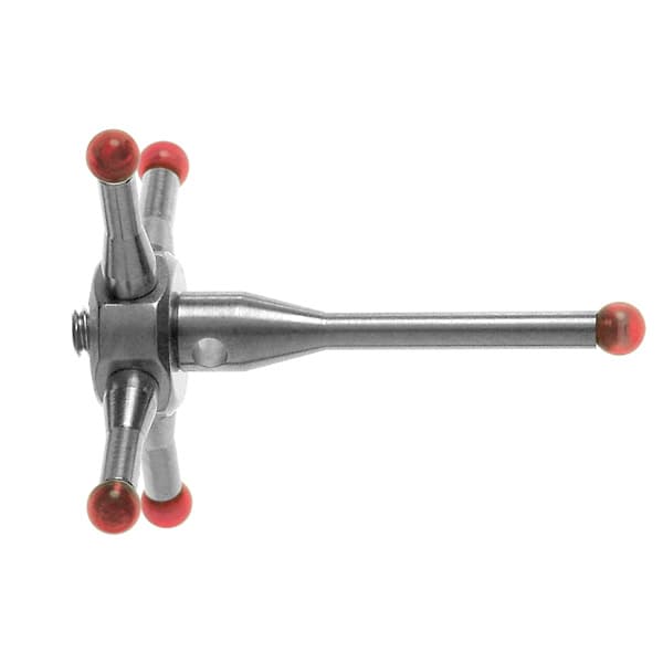 M2 5-way star, Ø2 mm ruby balls, 18 mm span