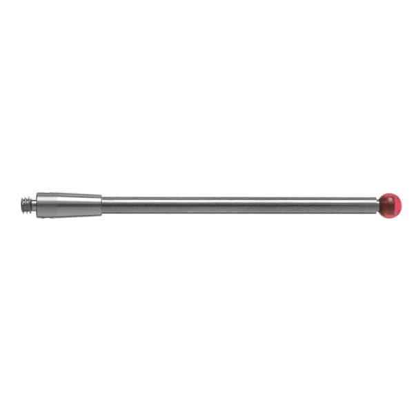 M2 Ø3 mm ruby ball, tungsten carbide stem, L 40 mm, EWL 37 mm
