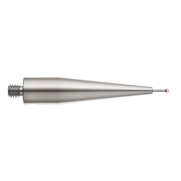 M5 Ø1.5 mm ruby ball, tungsten carbide stem, L 50 mm, EWL 5 mm
