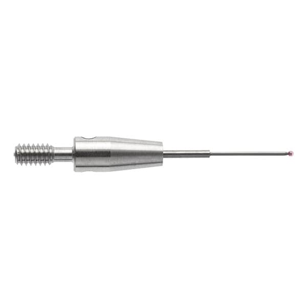 M2 Ø0.5 mm ruby ball star stylus centre, tungsten carbide stem, L 18.5 mm