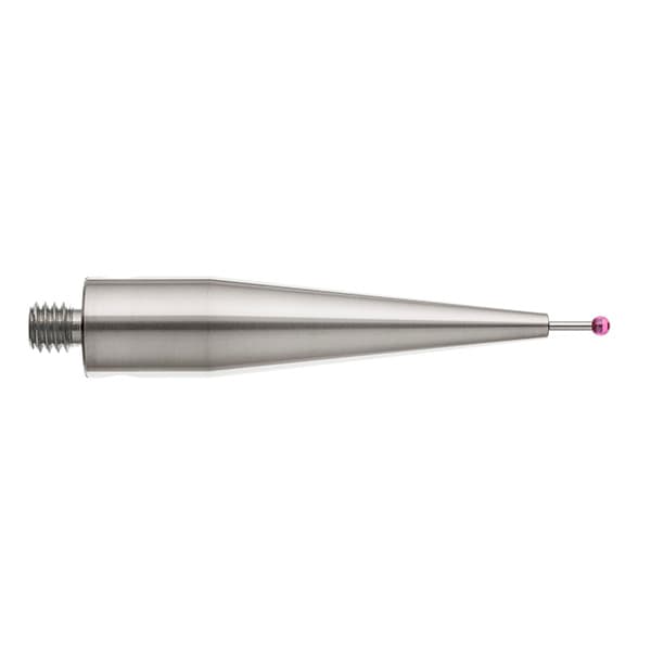 M5 Ø1 mm ruby ball, tungsten carbide stem, L 50 mm, EWL 5 mm
