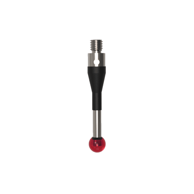 M3 Ø4 mm ruby ball, tungsten carbide stem, L 21 mm, EWL 13 mm
