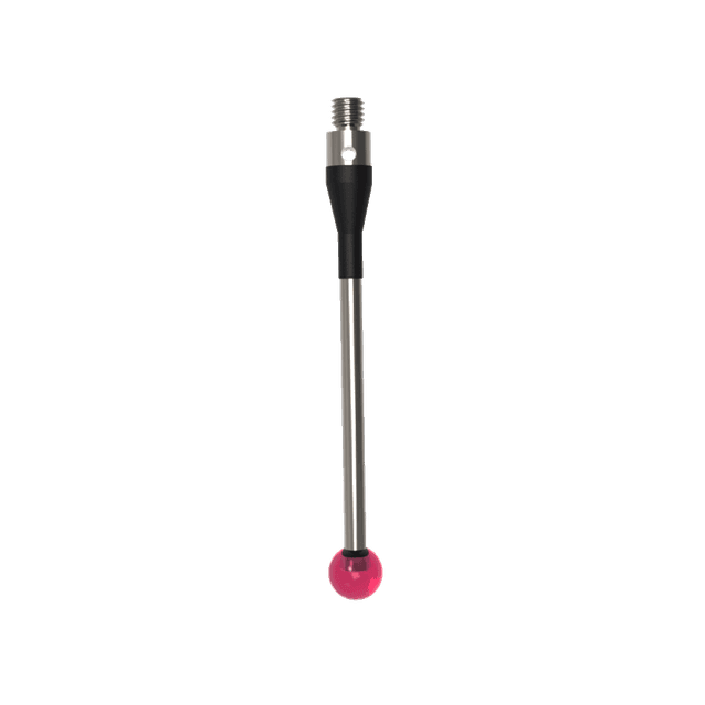 M3 Ø4 mm ruby ball, tungsten carbide stem, L 40 mm, EWL 32 mm