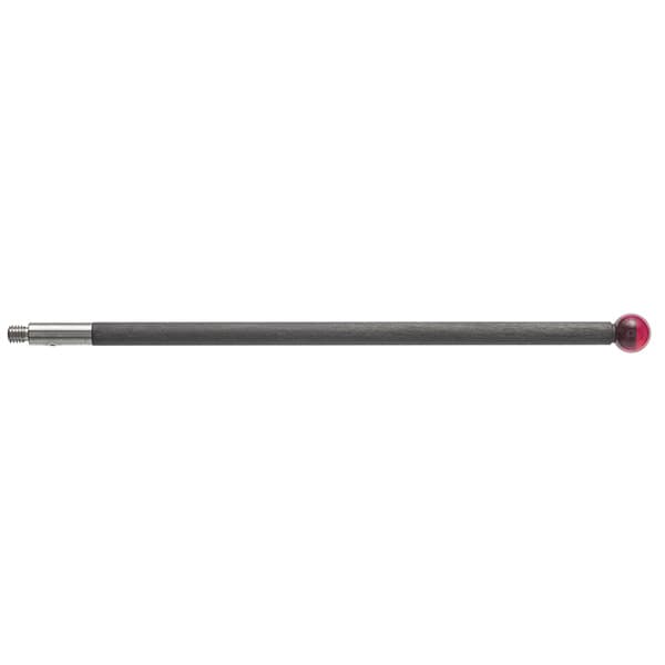 M2 Ø5 mm ruby ball, carbon fibre stem, L 75 mm, EWL 75 mm