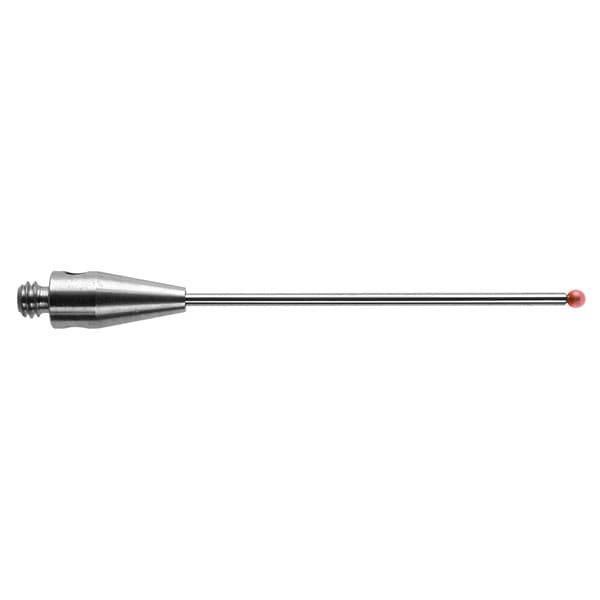 M2 Ø1 mm ruby ball, tungsten carbide stem, L 27.5 mm, EWL 20.5 mm