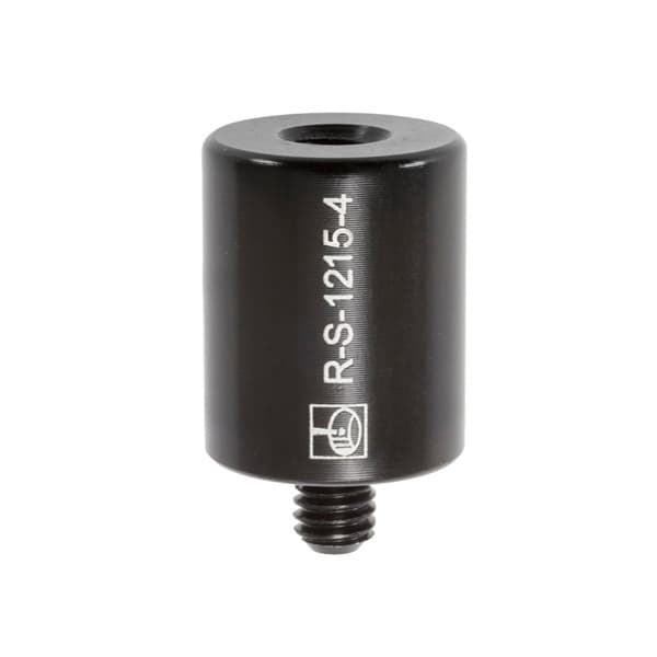 Ø12.0 mm × 15.0 mm aluminium standoff with M4 thread